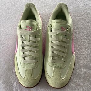 Puma Women's Palermo Pastel Green/Pink Sneakers